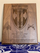 Load image into Gallery viewer, Army - PCS/ETS Plaque - Pikes Peak Laser Creations
