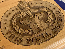 Load image into Gallery viewer, Army - Drill Sergeant Badge &amp; Creed Plaque - Pikes Peak Laser Creations

