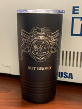 Load image into Gallery viewer, Army - Military Police Tumbler 20oz - Pikes Peak Laser Creations
