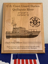 Load image into Gallery viewer, Coast Guard - PCS/ETS Plaque - Pikes Peak Laser Creations
