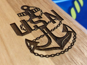 Navy - Emblem/Promotion Plaque - Pikes Peak Laser Creations