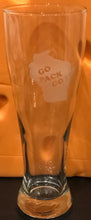 Load image into Gallery viewer, Green Bay Packers - Go Pack Go Pilsner Glass 23oz - Pikes Peak Laser Creations
