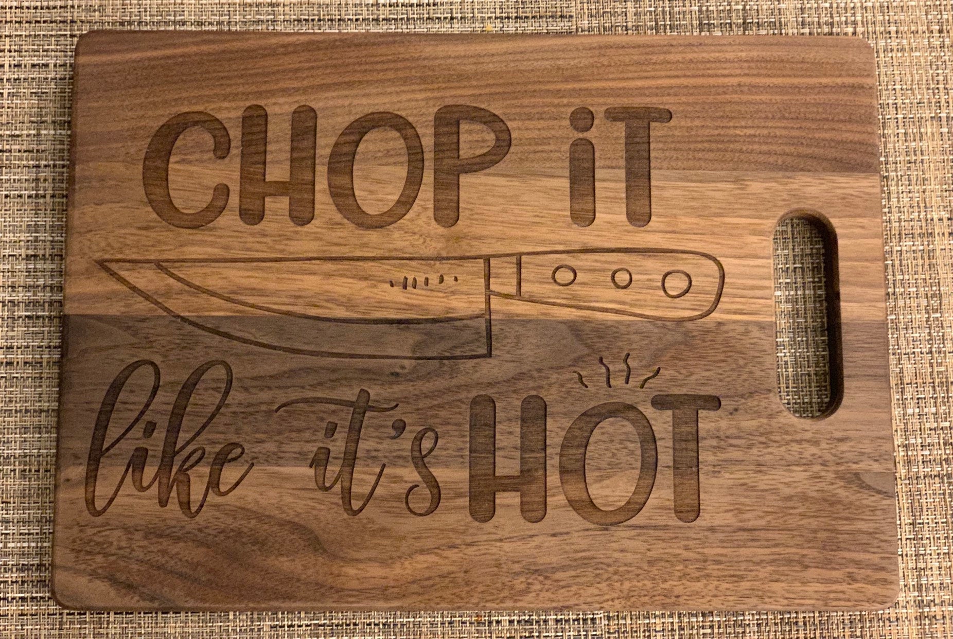 Chop It Like it's Hot - Funny Cutting Board – Pikes Peak Laser