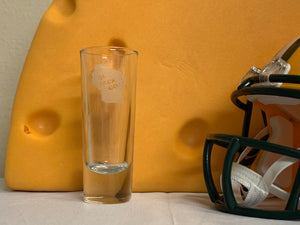 Green Bay Packers - Go Pack Go Shot Glass 2oz - Pikes Peak Laser Creations